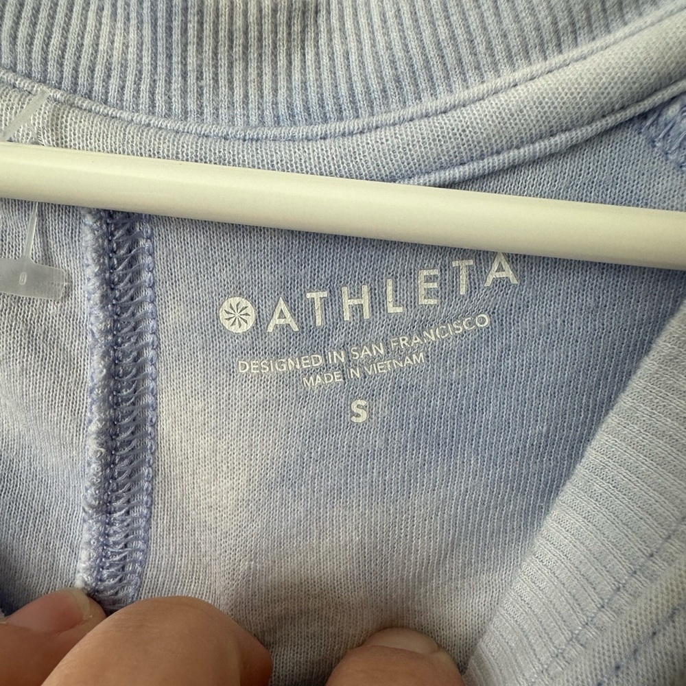 Athleta Sundown Tie Dye Light Weight Sweatshirt Size S - Picture 4 of 4